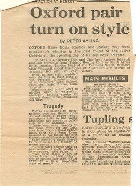 1982 Oxford pair turn on style [NC] Daily Express July, 1982