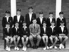 1963 BC Cricket U13A XI NIS Malcolm Keevy collection