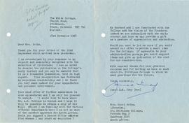 1983 Letter of thanks J Ivey to Mrs Botha