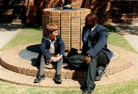 2000 BC Mentoring Andile Ramaphosa and Oliver Wright at sundial NIS