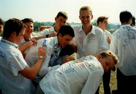 1997 BC Matric shirt signing