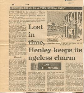 1982 Lost in time, Henley keeps its ageless charm [NC] July, 1982