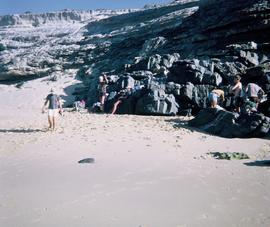1969 BC Beach walk survivors Rob Harpur collection 0004