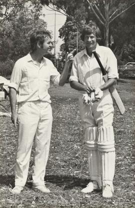1976 OSA Cricket team founders Johnny Arthur and Rob McLaren