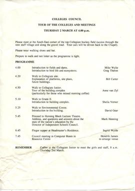 1995 GC Council Tour Programme 001