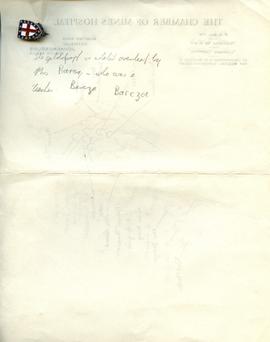 1963 BC lapel badge Graeme Read with notes