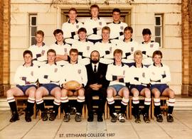 1987 BC Rugby 1st XV Whites NIS