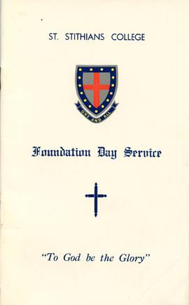 1980 BC Founders' Day programme: cover