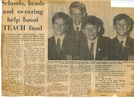 1973 BP NC Schools, beads and swearing help boost TEACH fund