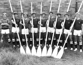 1980 BC Rowing 1st VIII blades NIS