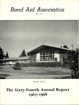 Rand Aid Association: The Sixty-fourth Annual Report 1967 - 1968