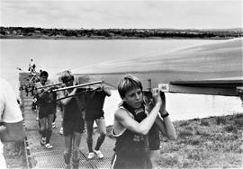 1986 BC Rowing U15A VIII at Roodeplaat Dam ST p086 002