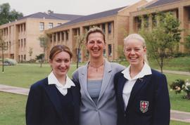2000 GC Leadership induction Nadine Jardim, Head girl, Ivanka, Deputy Head, Katherine Karstel, De...