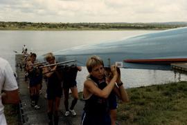 1986 BC Rowing U15A VIII at Roodeplaat Dam ST p086 001