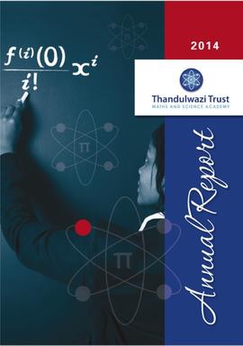Thandulwazi Annual Report 2014: cover