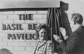 1974 BC BP Pavilion opening by Pitts and Mrs Read NIS 001