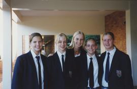 2000 GC students Marike Engelen, Head girl 1999 visit 002