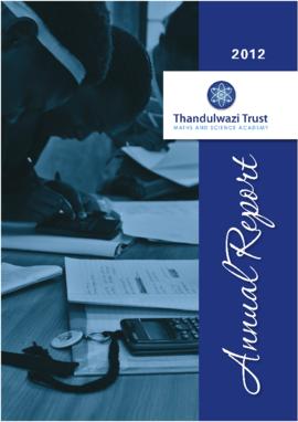 Thandulwazi Annual Report 2012: content