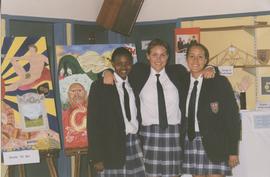 2000 GC students Grade 11, Mothei Molefe, Gaby Richter, Alison Mulder 004