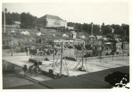 1953 Chapel foundations after laying of Foundation Stone