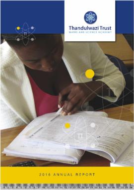 Thandulwazi Annual Report 2016: content