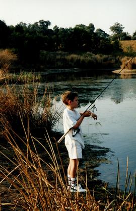 1997 BP Landscapes Fishing at the dam 069