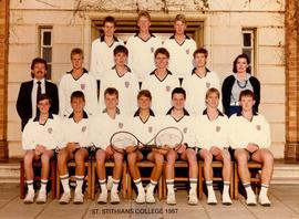 1987 BC Tennis Overseas Touring Side ST p118