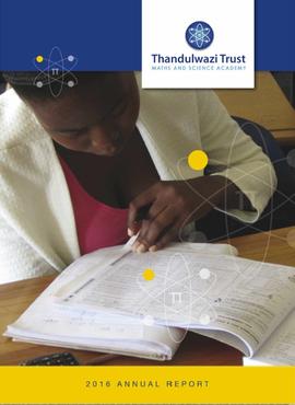 Thandulwazi Annual Report 2016: cover