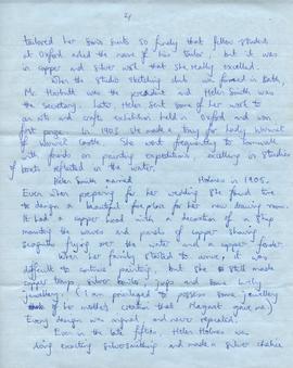 1985 Chris Birkett letter to Mary Thornton 4th December 1985, page 2