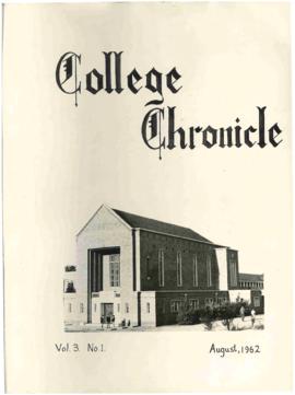 College Chronicle volume 3 number 1