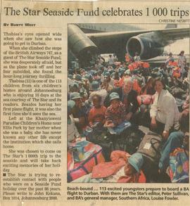 The Star Seaside Fund celebrates 1 000 trips 011