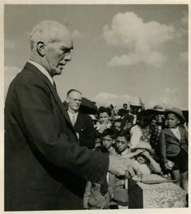 1935c Laying Foundation Stone