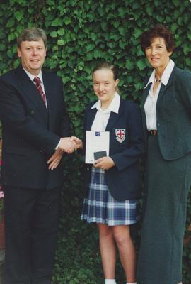 2001 GC Maths award von Glehn twin, Anne van Zyl 002