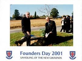 2001 GC Founders' Day Unveiling of the New Grounds 002