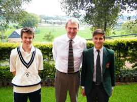 2014 BC Round Square exchange students: Max Parry & Gregorio Ospina