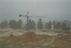 1995 GC Building scenes. The rain drenched building site 002
